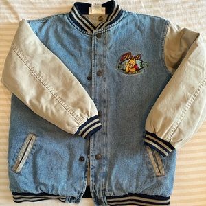 Disney denim varsity jacket